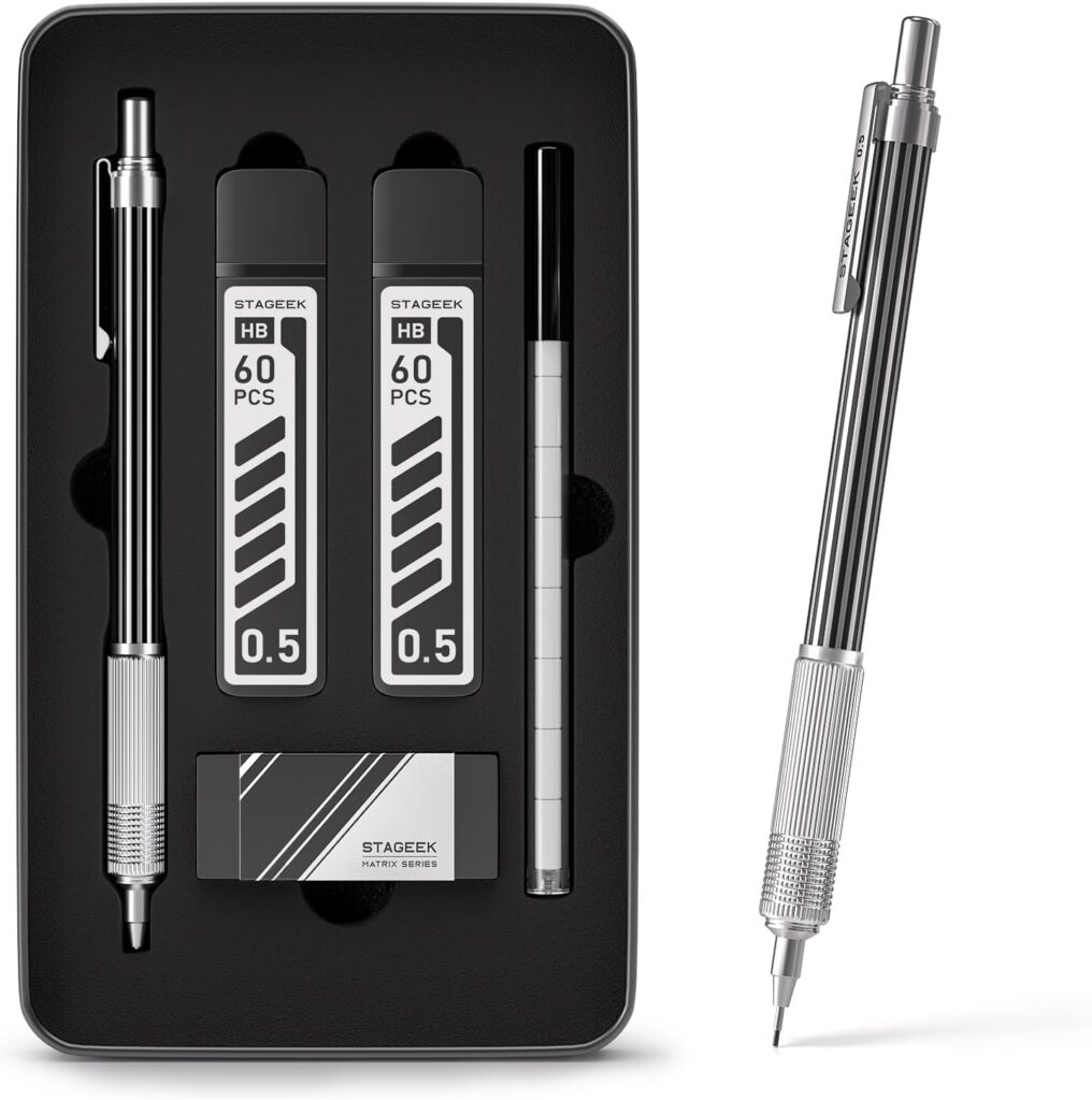 Mechanical Pencil with Metal Gift Case