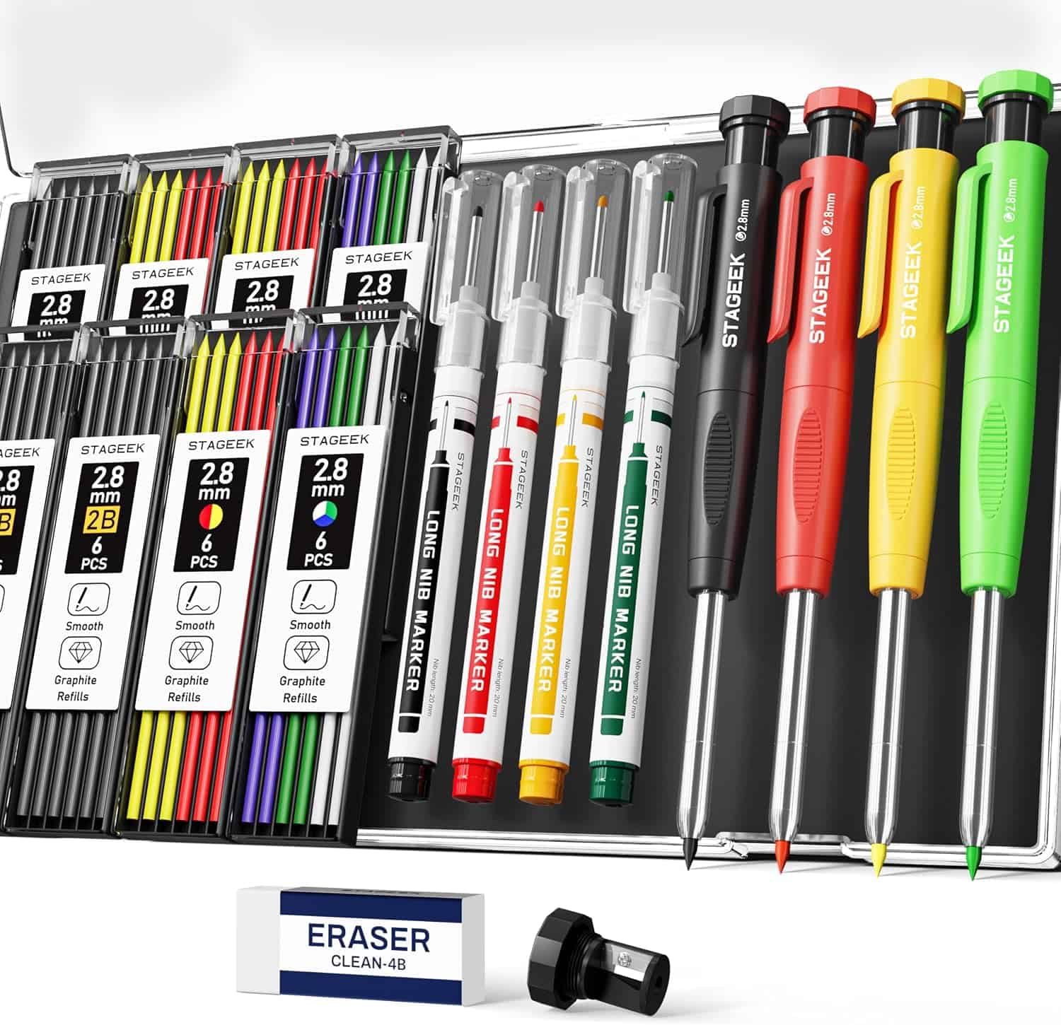 Mechanical Carpenter Pencil Set