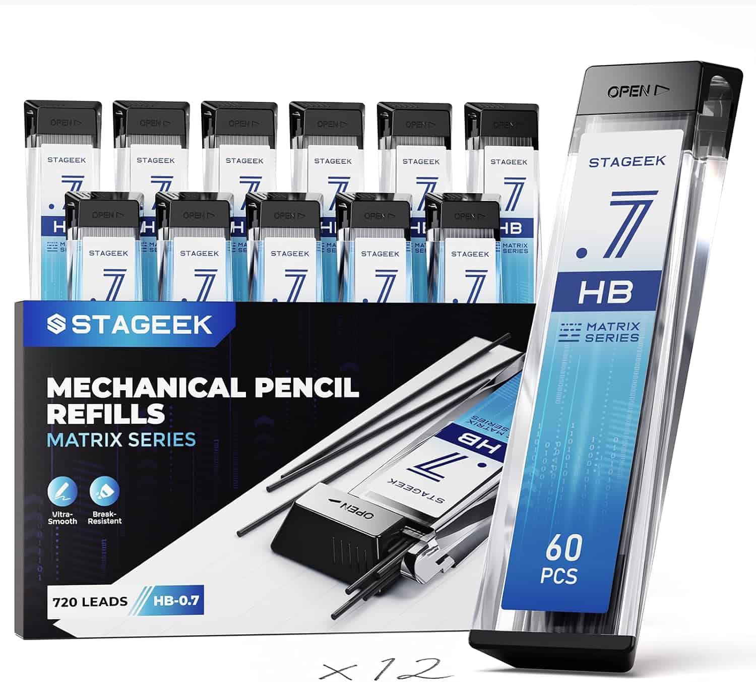 0.7mm-HB Lead Refills